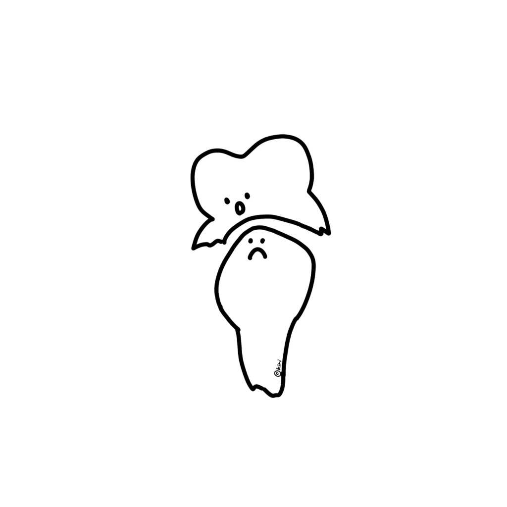 乳歯　アクリルキーホルダー