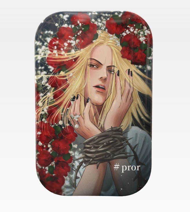 薔薇のヘッドドレスを纏った魔王様👑🌹デカたて缶バッジ