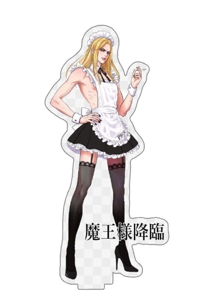 アクリルスタンド　メイド服魔王様👑（魔王様降臨ロゴ入りSサイズのみ）