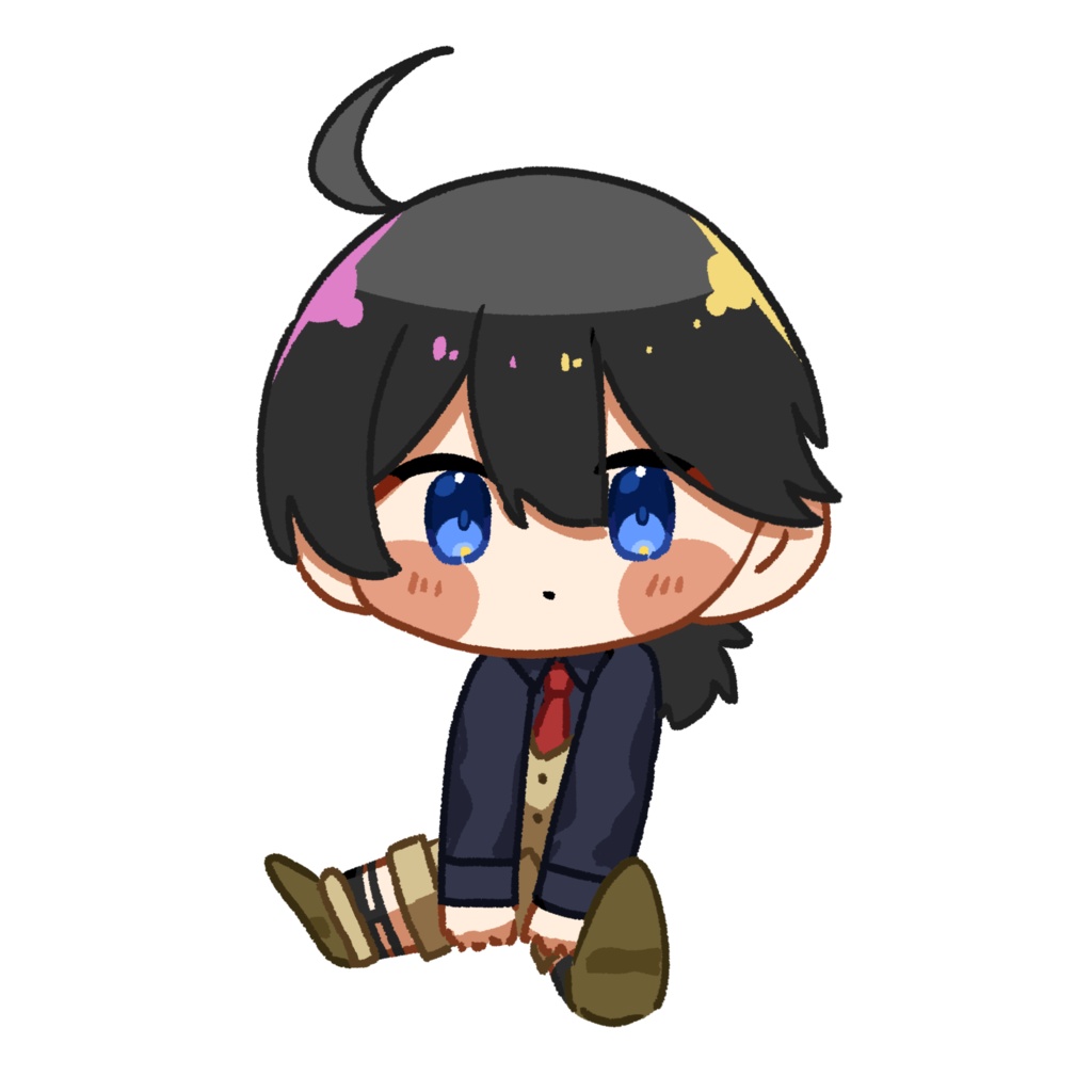 おすわりアクキー🃏