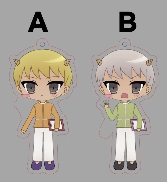 鬼男くんレンチキチュラーアクリルキーホルダー