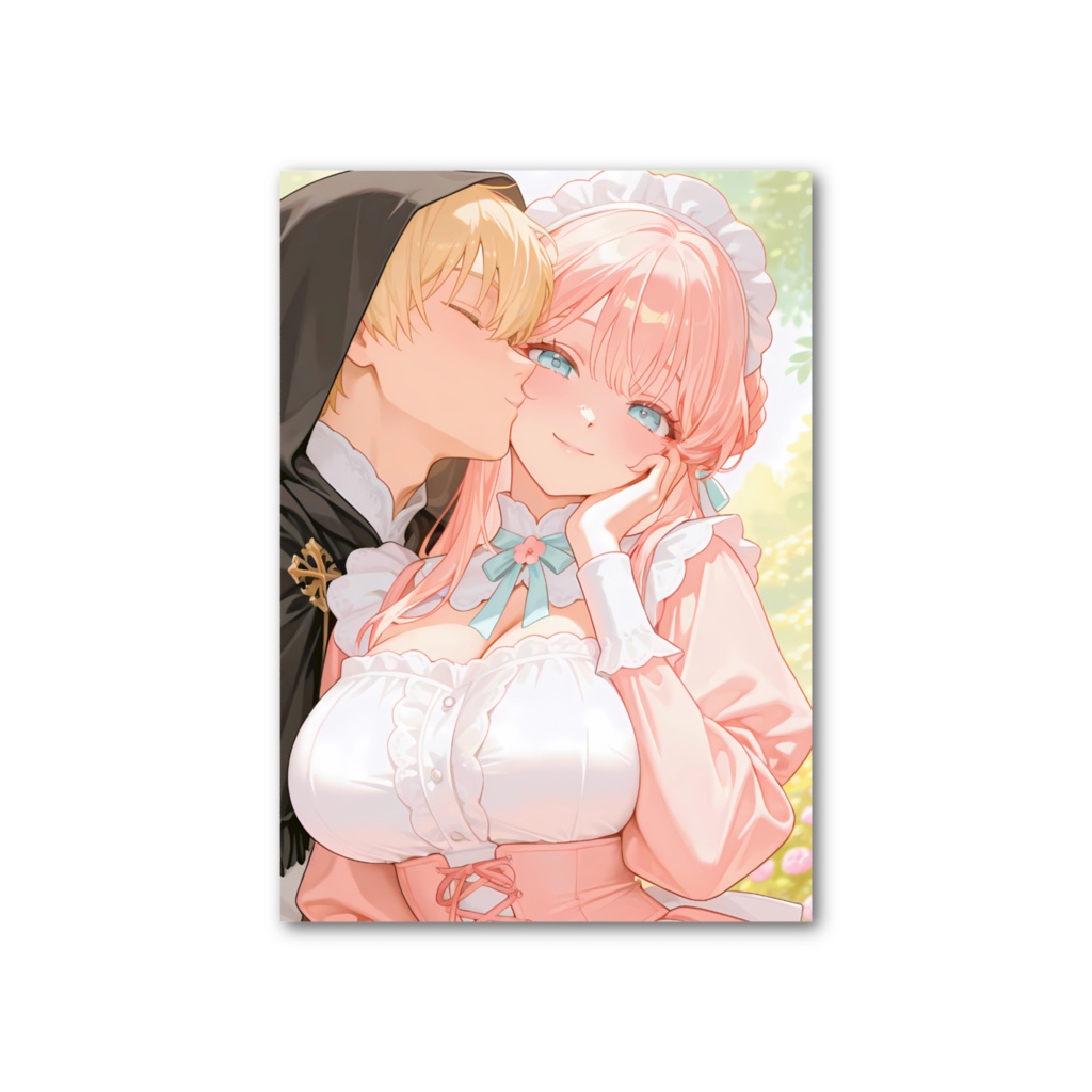 溺愛メイドと王子様　フォト風カード