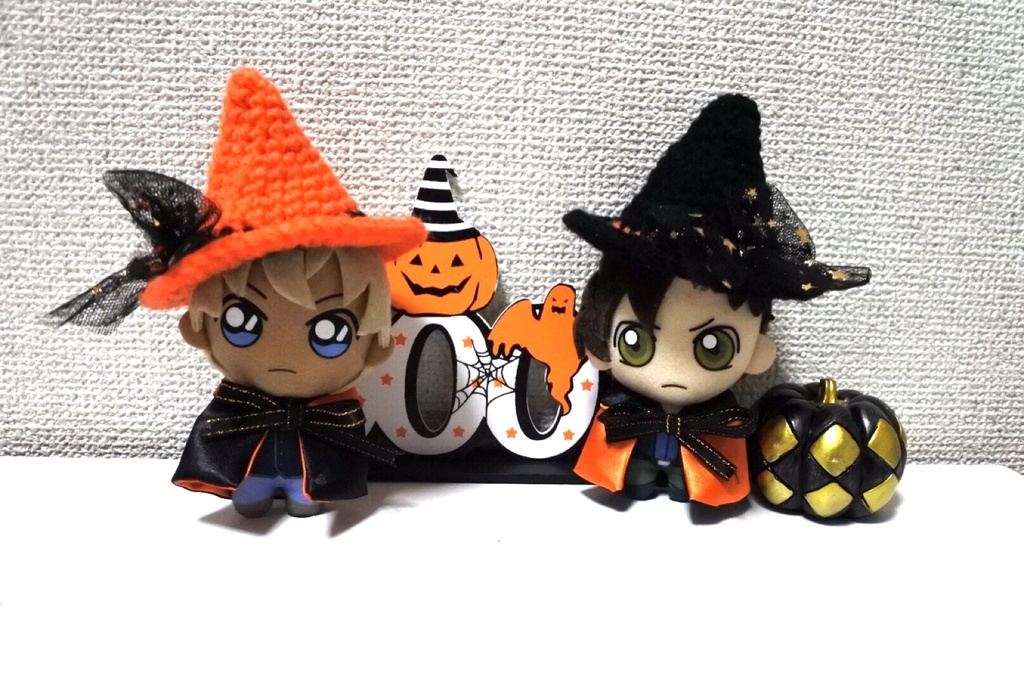 ぬい用 ハロウィンマント&魔女帽子
