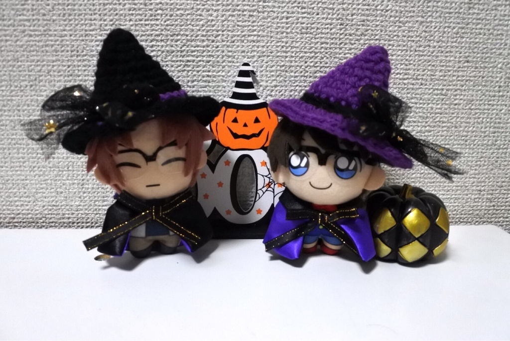 ぬい用 ハロウィンマント&魔女帽子