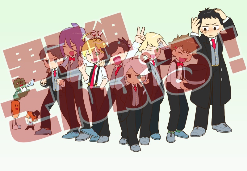 こみりりキャラ 正装ポスカ(女子・男子)