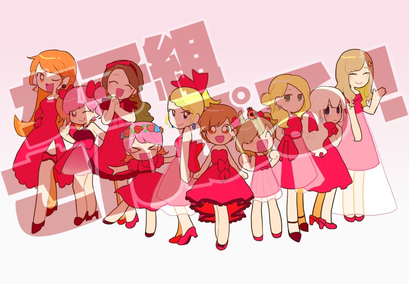 こみりりキャラ 正装ポスカ(女子・男子)