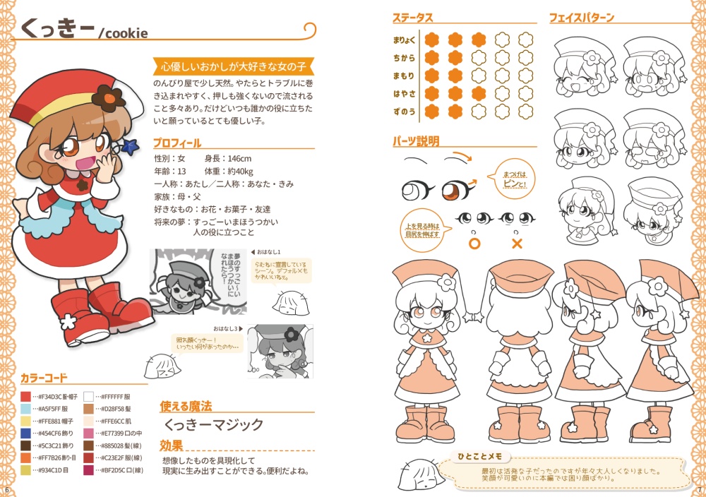 おかしなまほうつかい きゃらがいどぶっく!