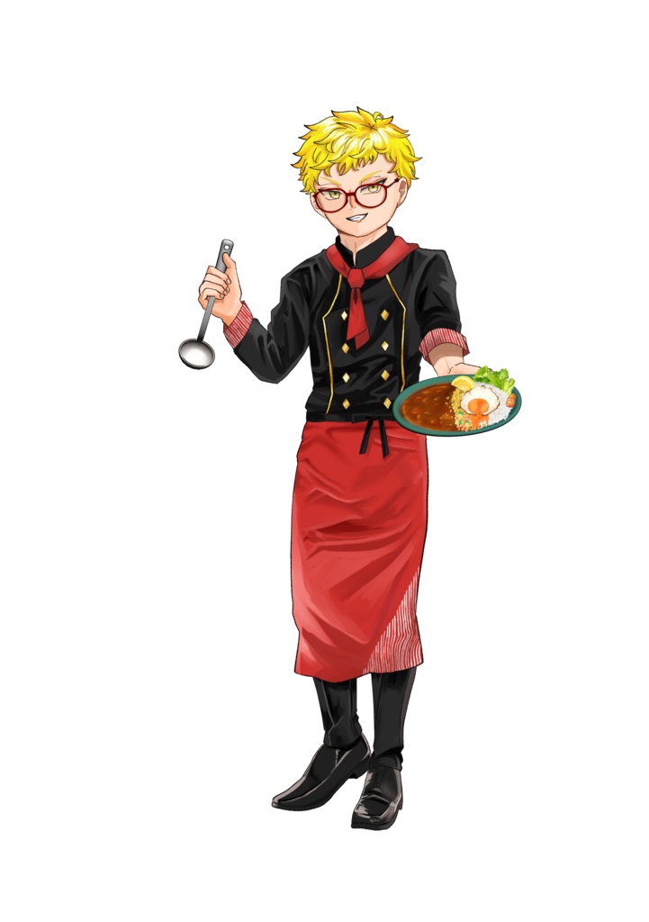 コラボカフェ風アクリルスタンド