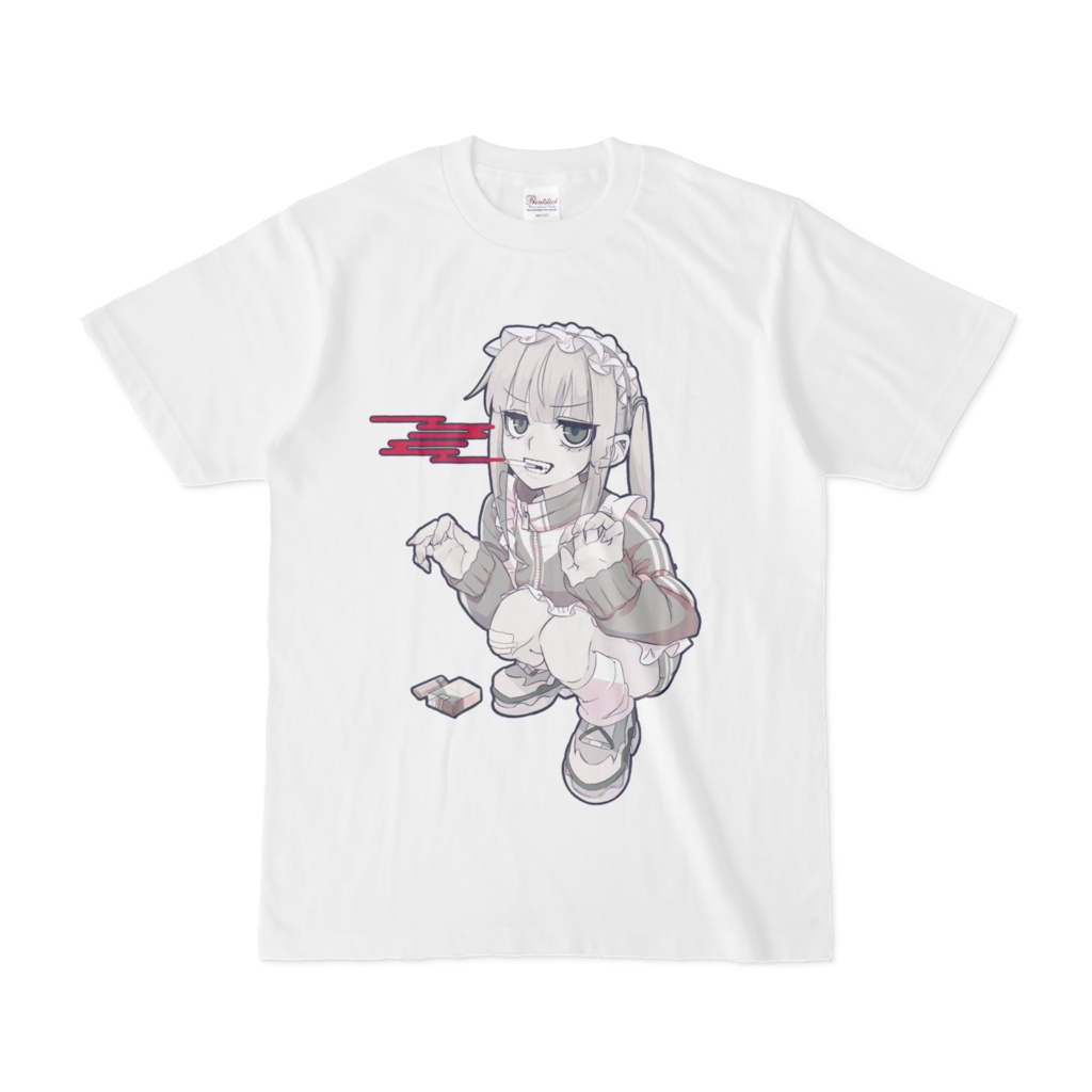 ヤニカス天使ちゃんTシャツ(白)
