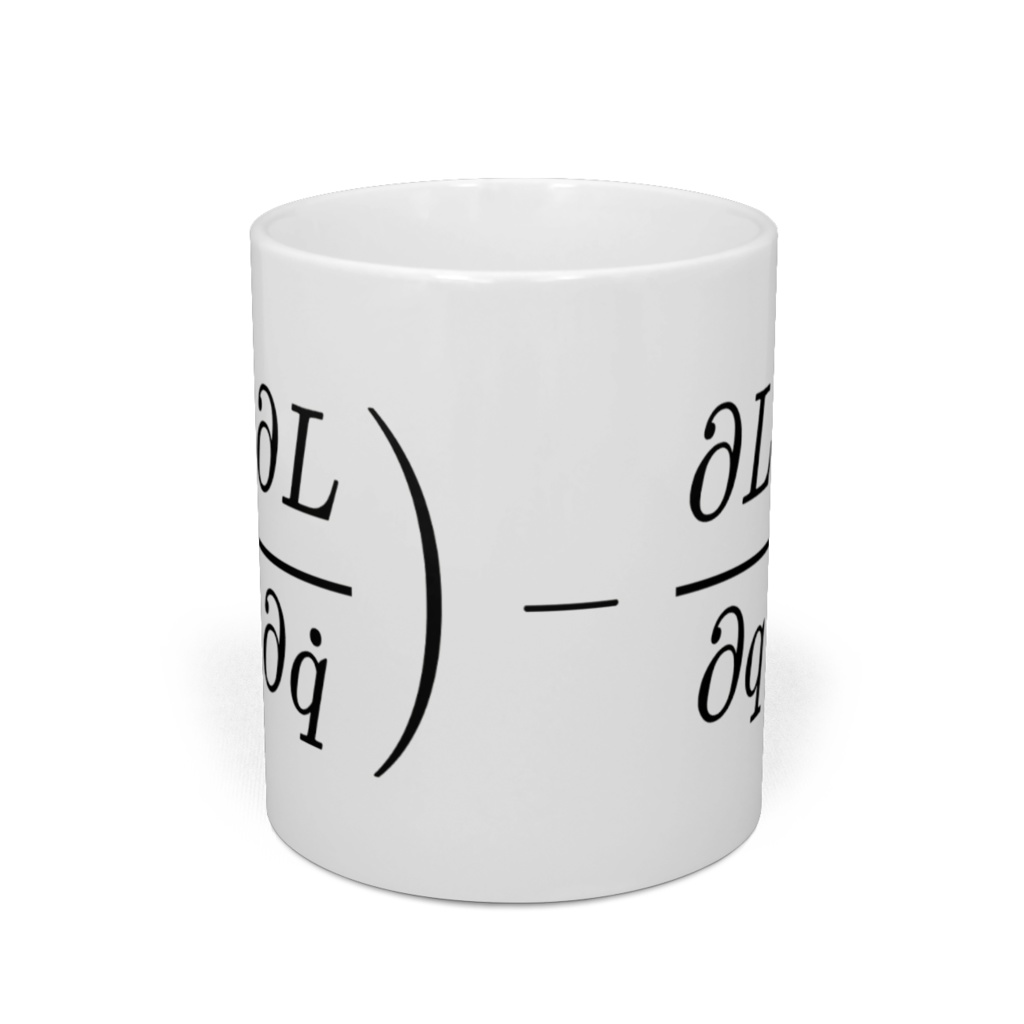 ラグランジュ方程式マグカップ