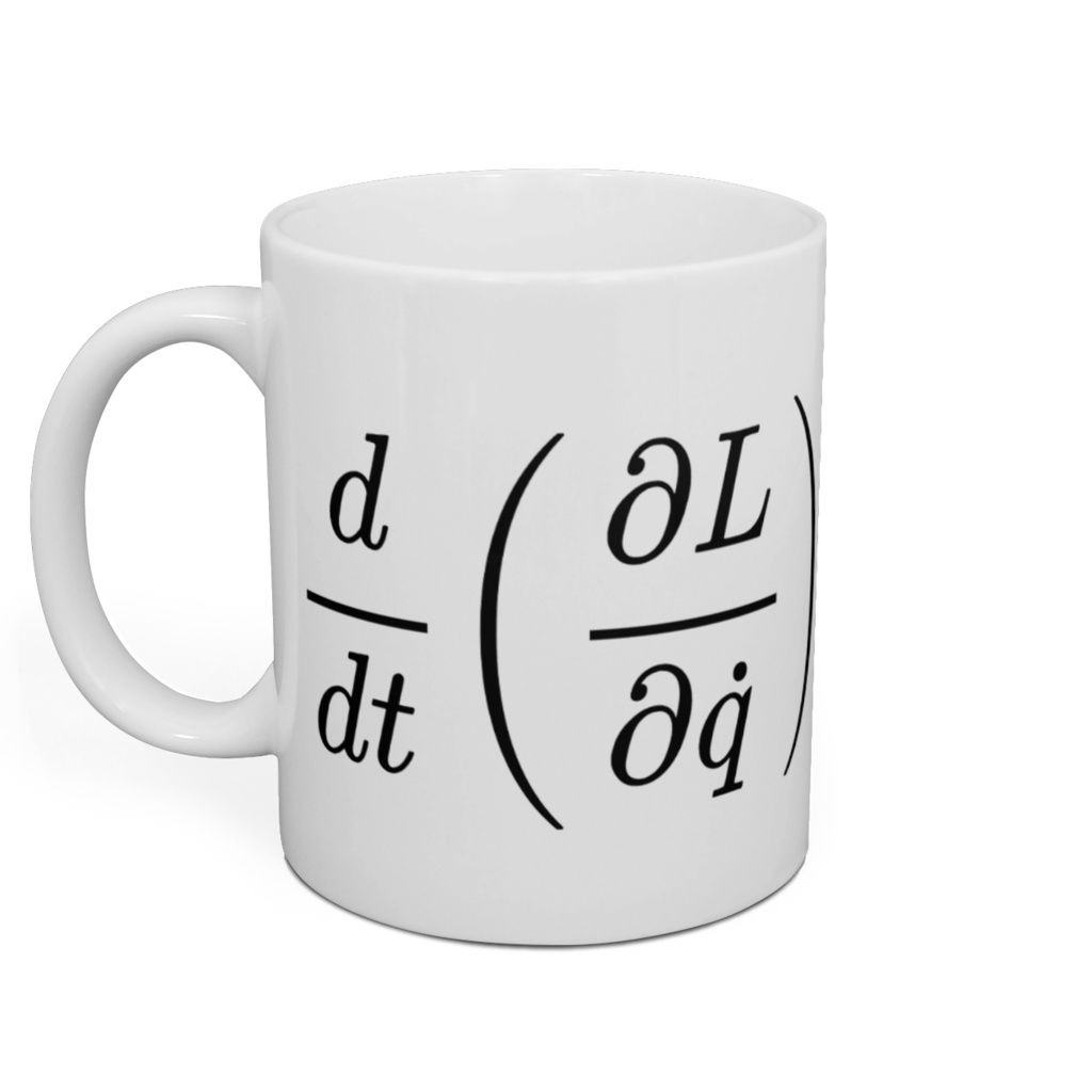 ラグランジュ方程式マグカップ