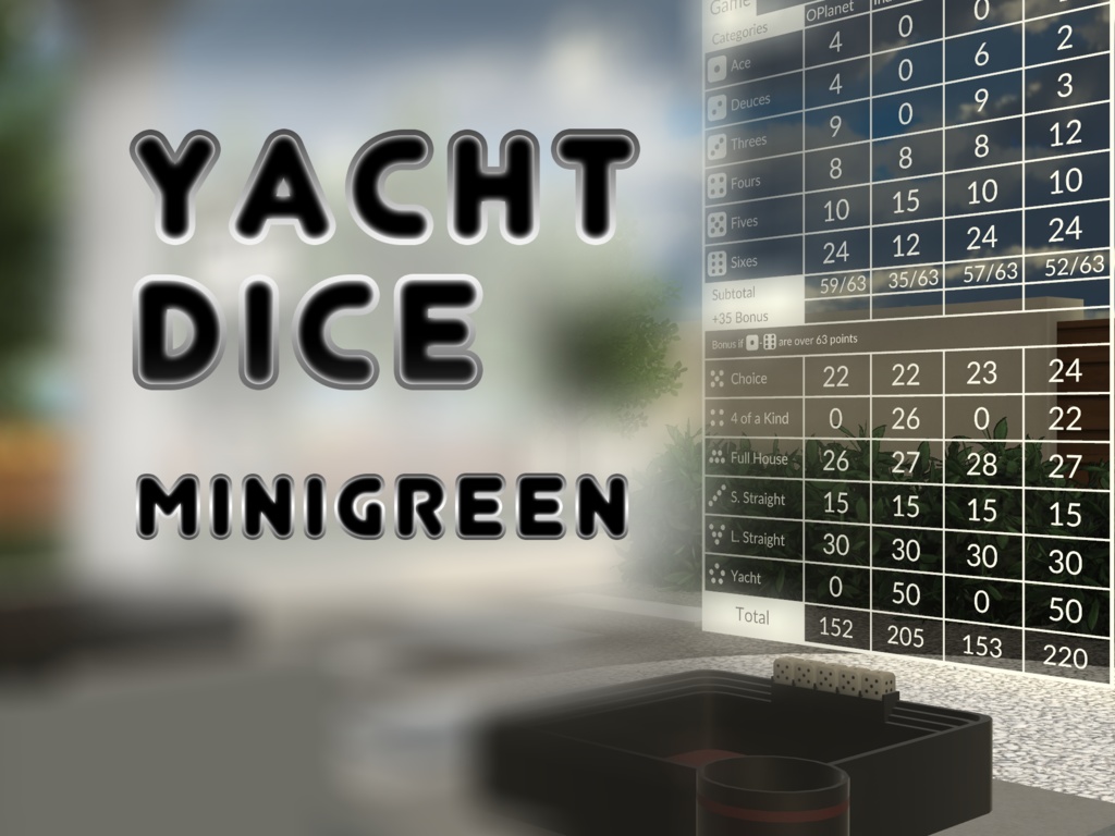 [VRC] Yacht Dice by MiniGreen417