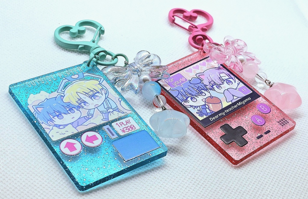 【創作BL】ゲームモチーフアクリルキーホルダー《2種》
