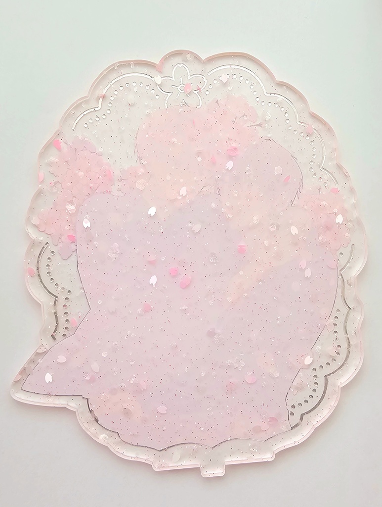 【創作BL・グッズ】深山先生&ミヨシ 桜アクリルスタンド