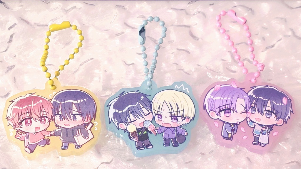 【創作BL】おでかけアクキー(全3種類)