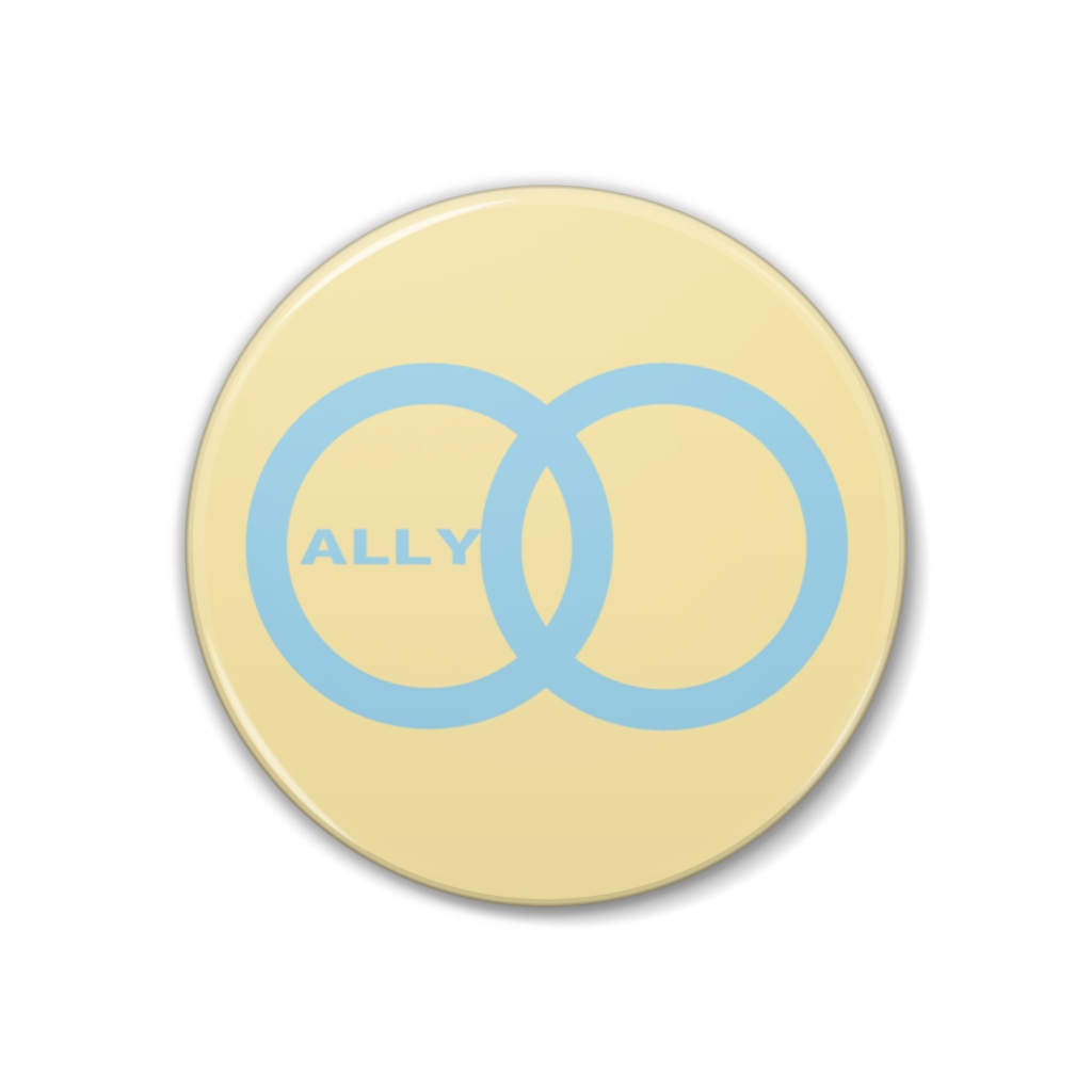 ALLY缶バッジ