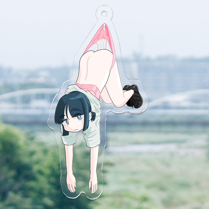 ぱんつで ぶら~ん アクキー