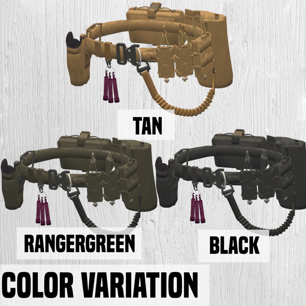 IR ライトスティックとベルトキークリップ