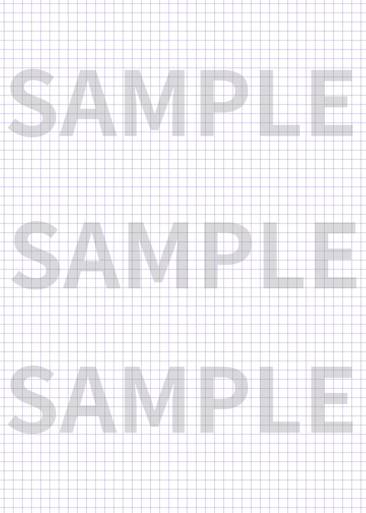 同人誌表紙・お品書きに使える方眼紙背景素材6色セット|高解像度PNG+ベクターデータ付|ポスター・告知画像にも