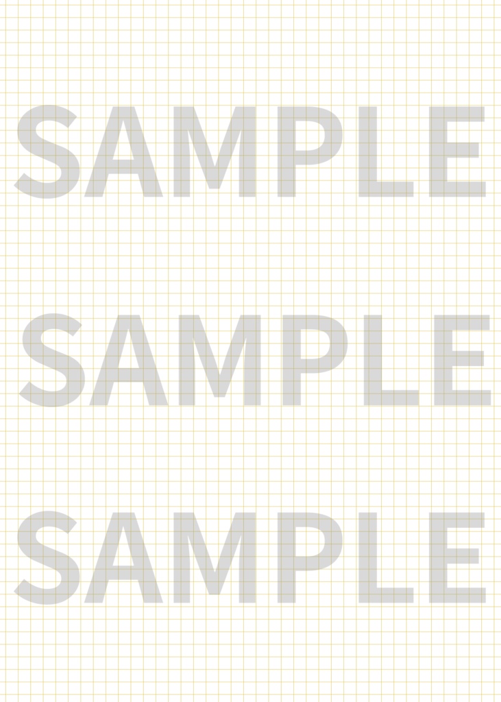 同人誌表紙・お品書きに使える方眼紙背景素材6色セット|高解像度PNG+ベクターデータ付|ポスター・告知画像にも