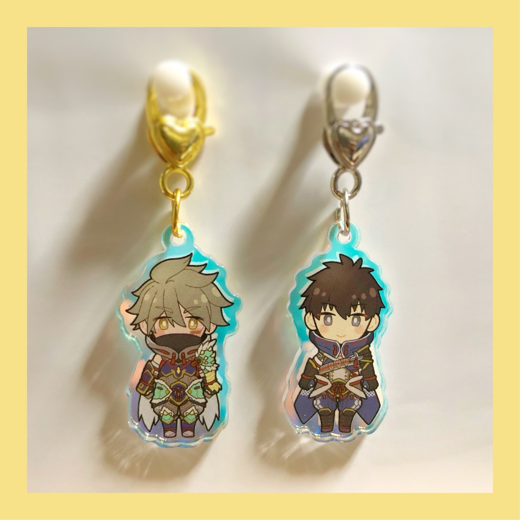 キラキラ師弟アクリルキーホルダー