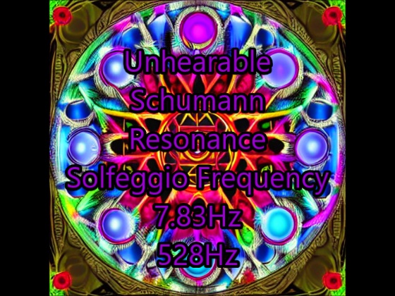 聞こえないシューマンレゾナンスとソルフェジオ周波数 Unhearable Schumann resonance and Solfeggio frequency