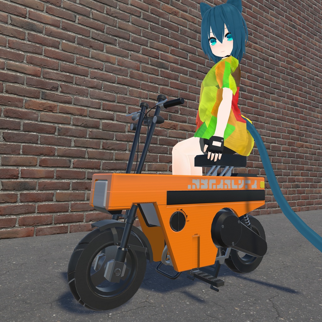 [3Dモデル]ミニバイク