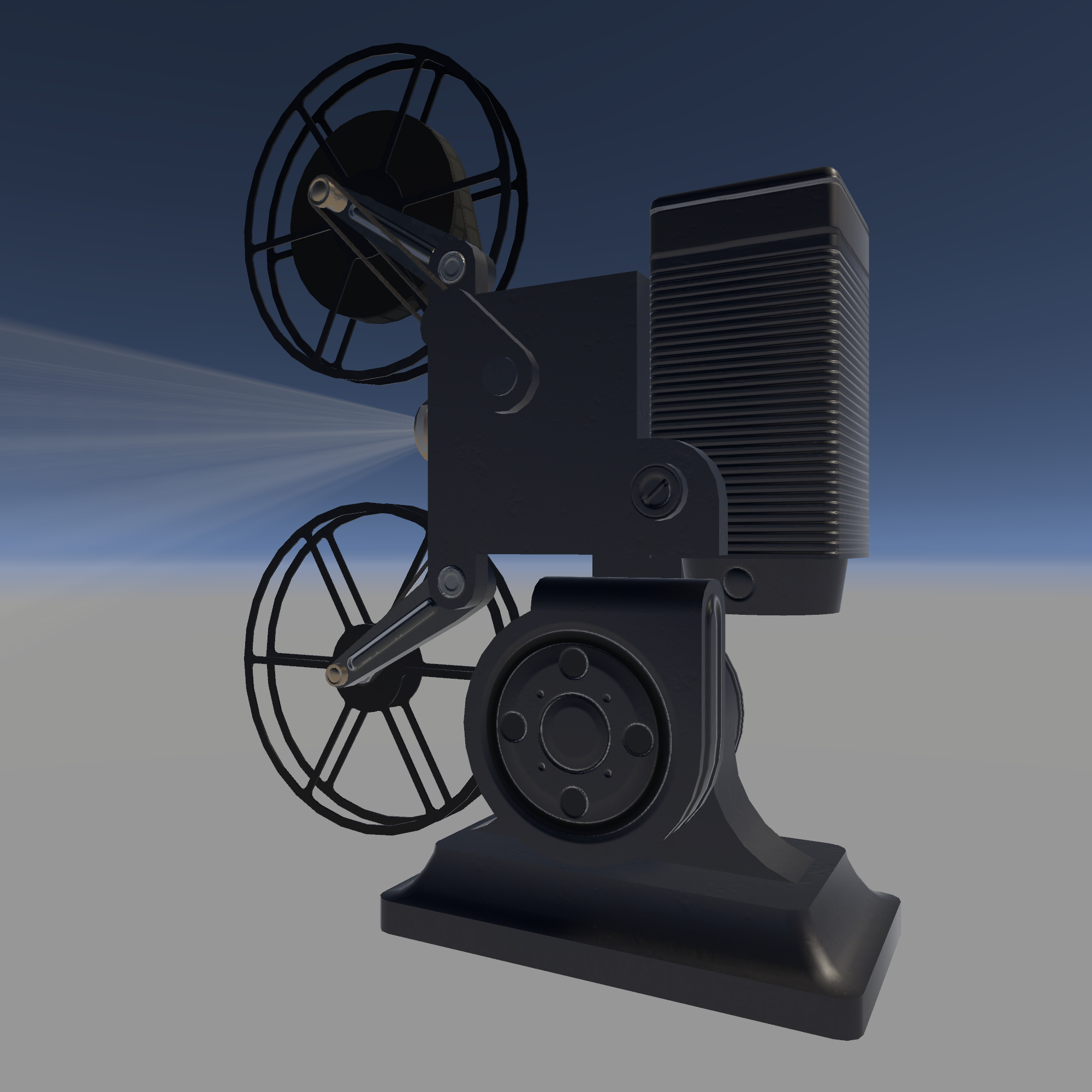[VRChatワールド向け]フィルムプロジェクター[3Dモデル] - nyakomake - BOOTH