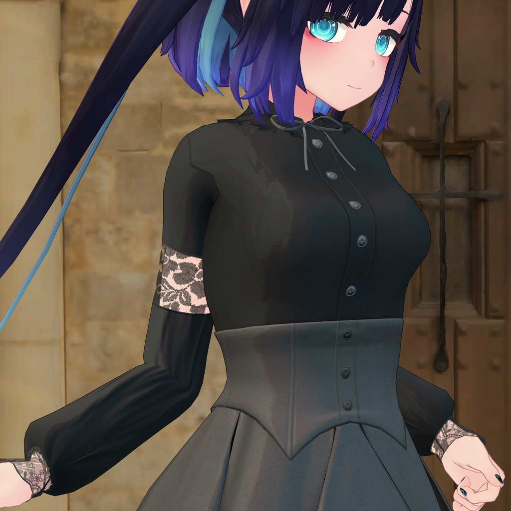 「ぐれーず」用ゴシックドレス