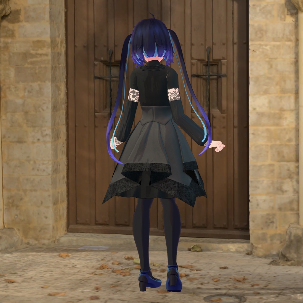 「ぐれーず」用ゴシックドレス