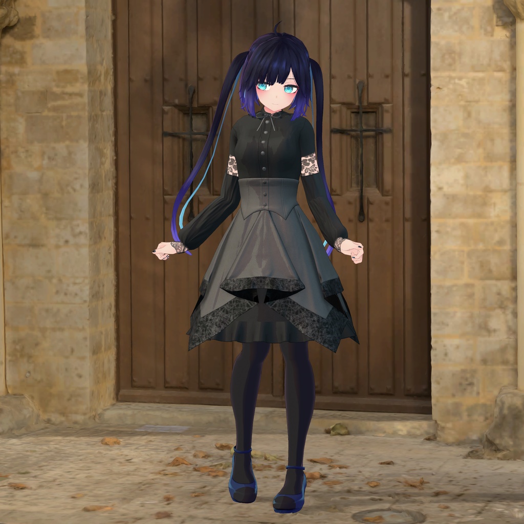 「ぐれーず」用ゴシックドレス