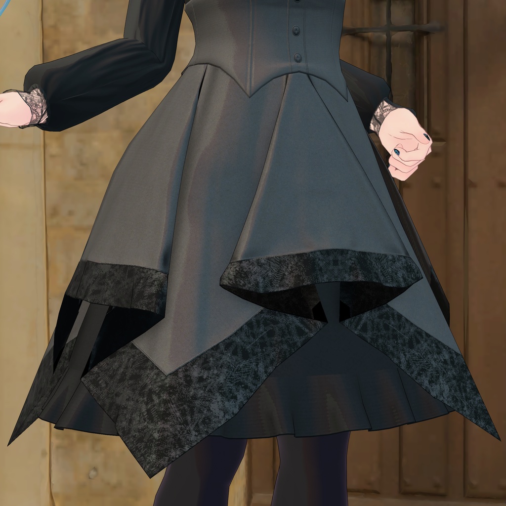 「ぐれーず」用ゴシックドレス