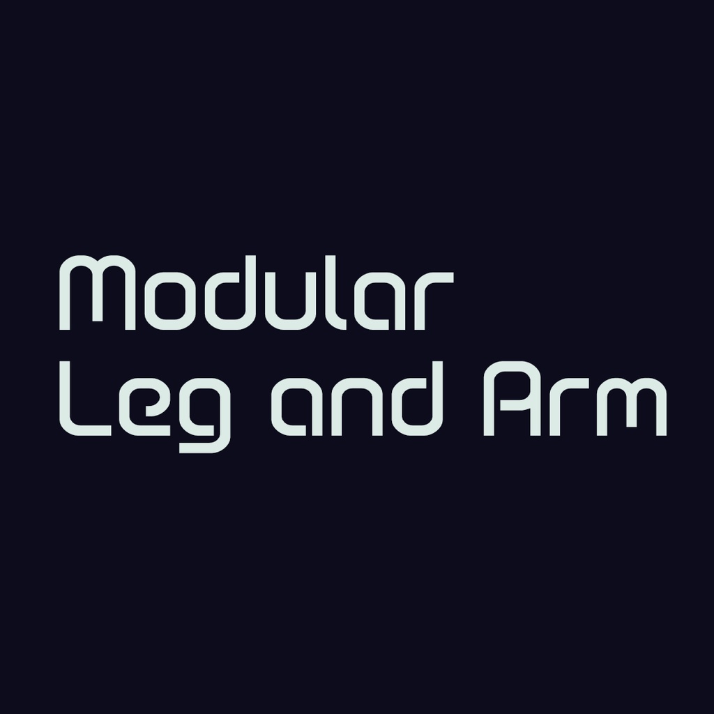 [無料]アバター向け手足非破壊付け替えツール Modular Leg and Arm[NDMF対応]