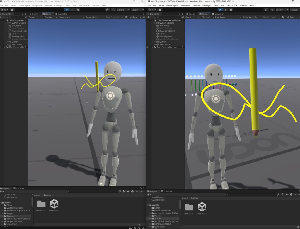 [VRChat用マルチプレイヤー動作確認ツール] MultiSim