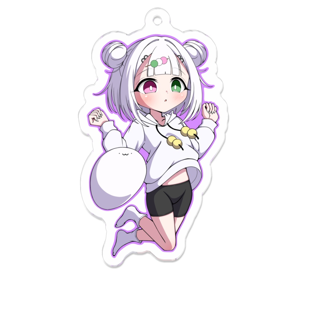 アクリルキーホルダー:せんしゃる&お団子