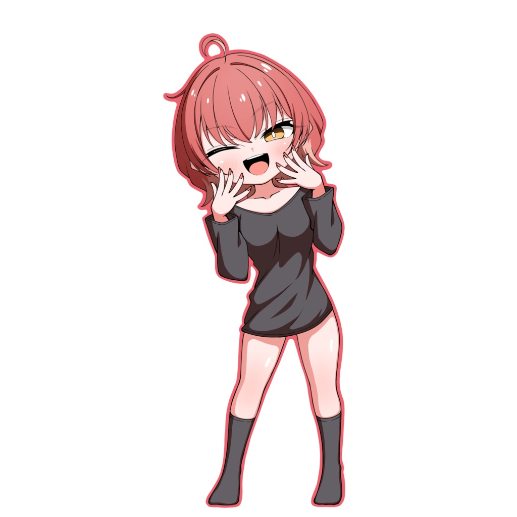 アクリルキーホルダー:いろは