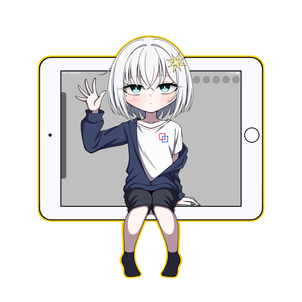 アクリルキーホルダー:米