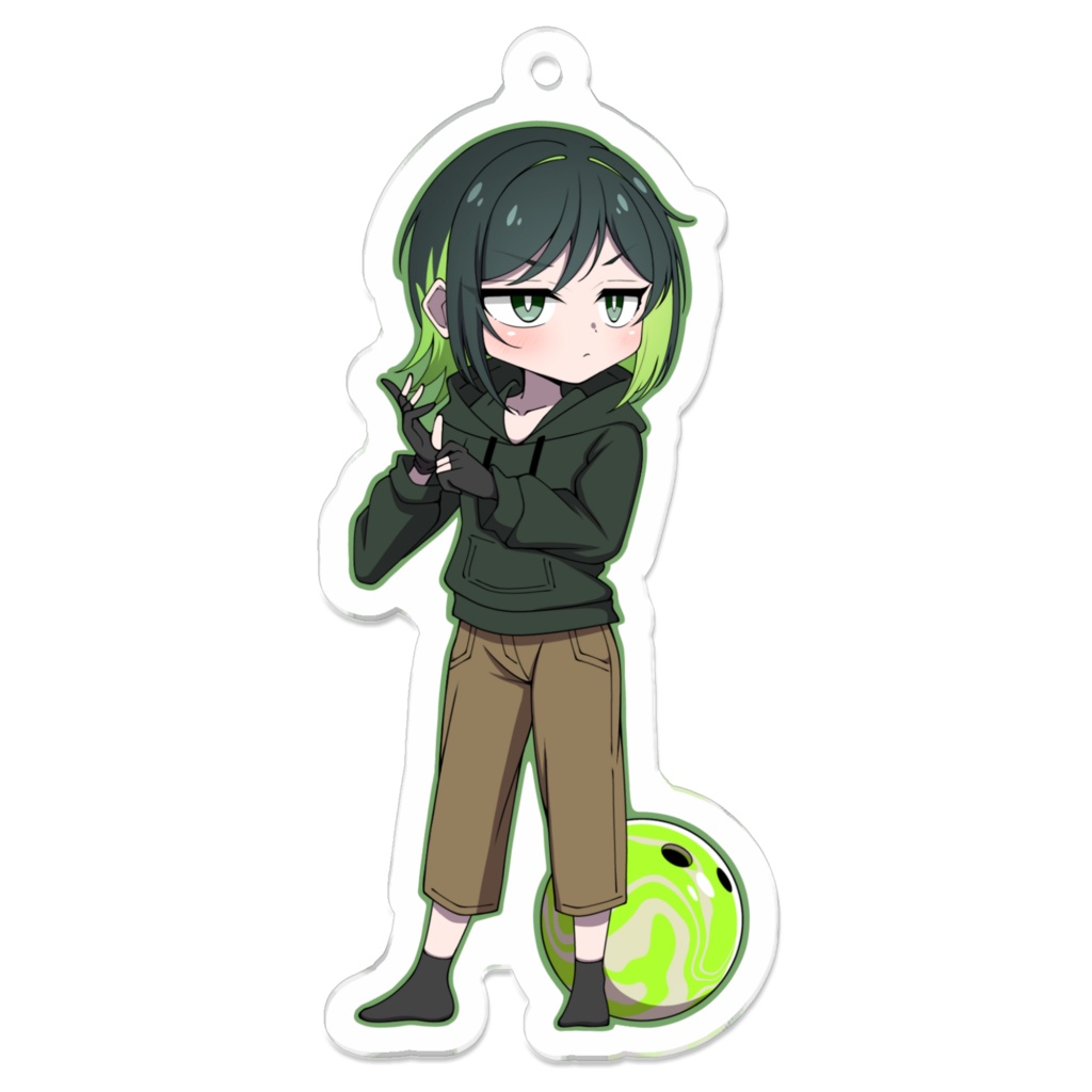 アクリルキーホルダー:じゃらし
