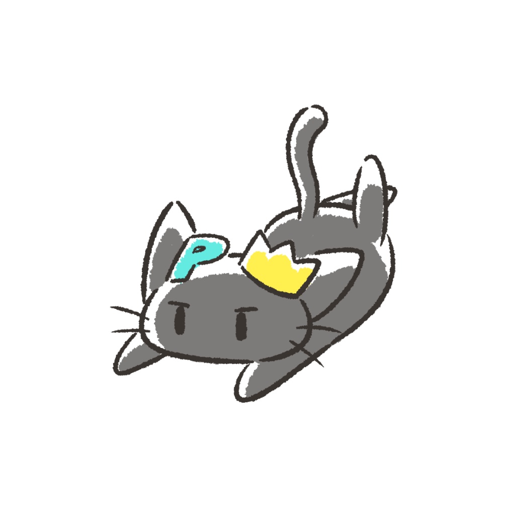 ぱる猫Tシャツ(白・レディース) - ごろごろ -