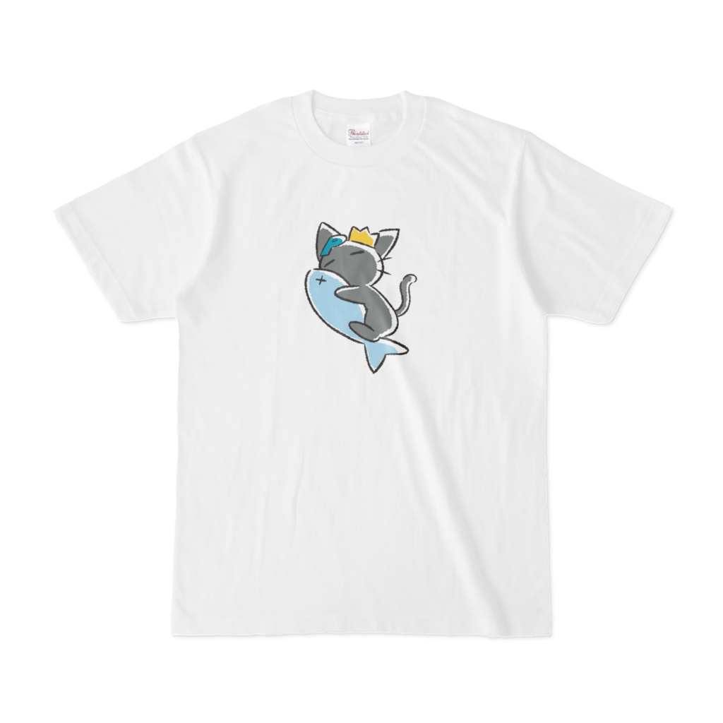 ぱる猫Tシャツ(白) - ねむねむ -