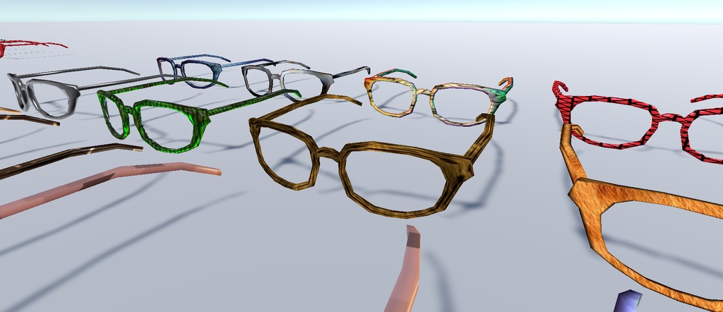 【Quest対応】ローポリ眼鏡 LPG_001