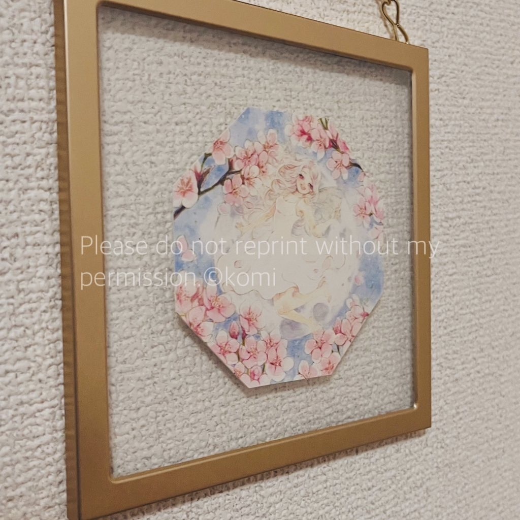 イラストカード「桜月」