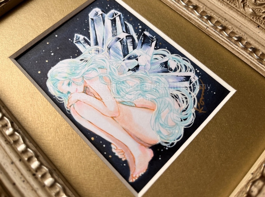 ATC原画(あお展/小さいcolors)