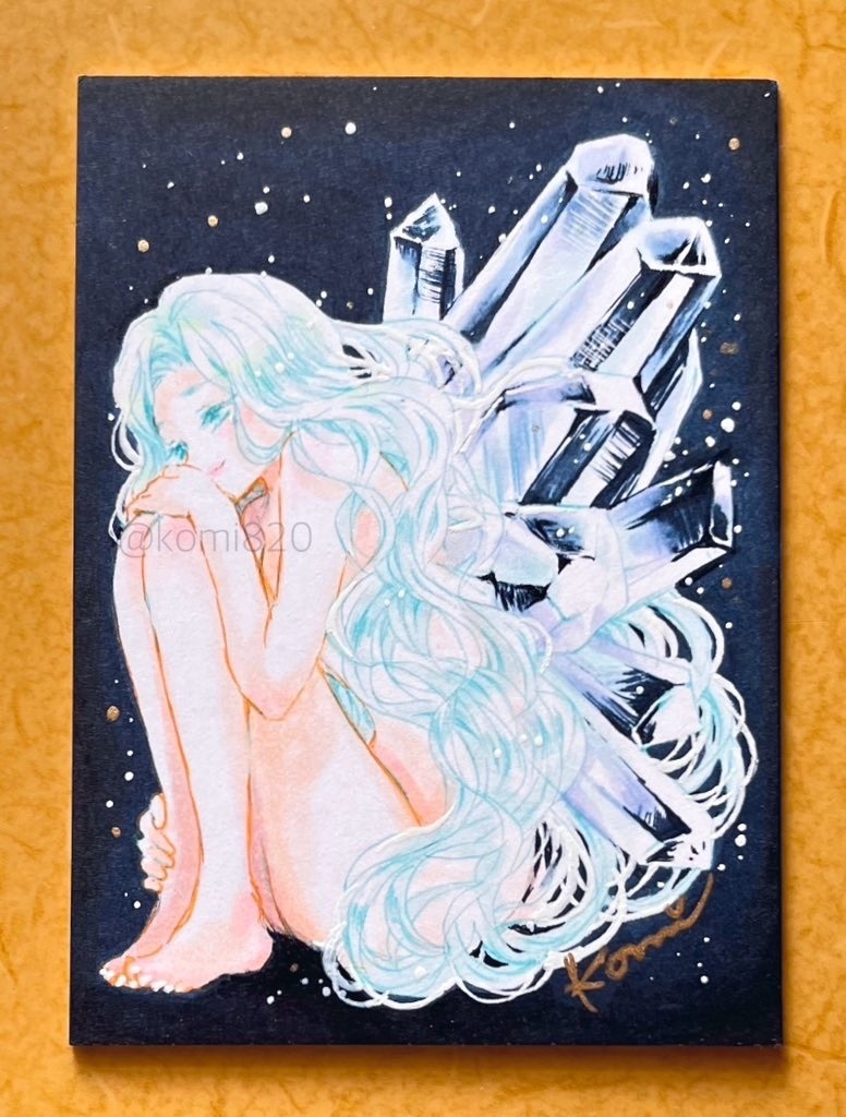 ATC原画(あお展/小さいcolors)
