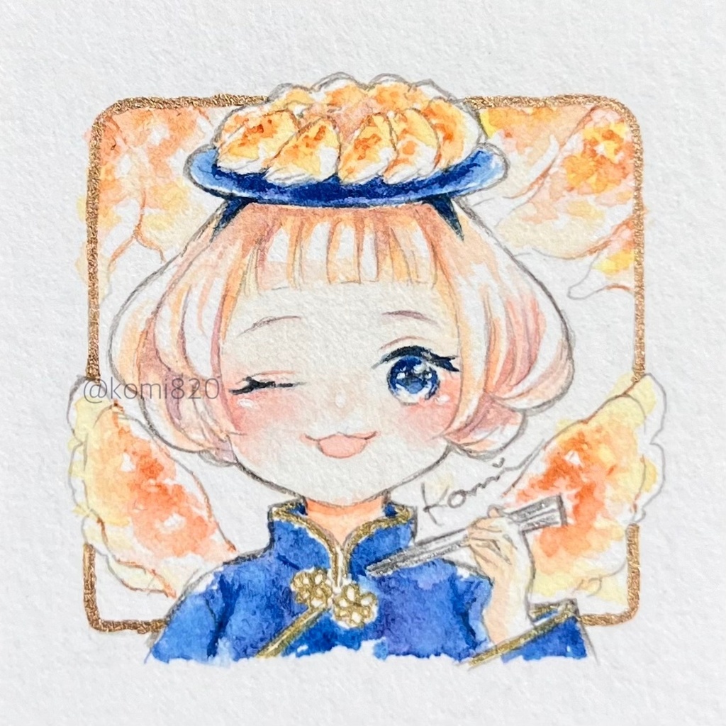 ミニ原画-中華なお嬢さんシリーズ-