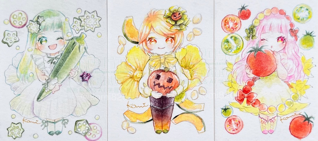 🌟new🌟ATC原画-triCOLORs-