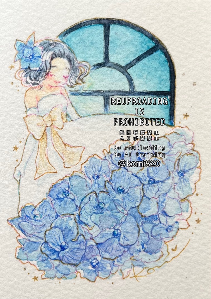 🌟new🌟ATC原画-初夏から夏の花々-