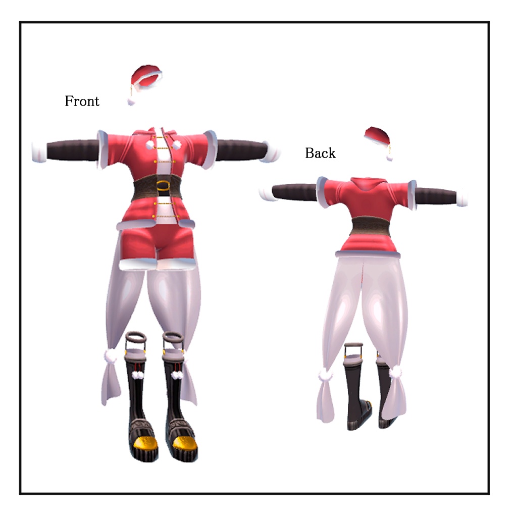 【3Dモデル】Xmas Cos 【7アバター対応】sale