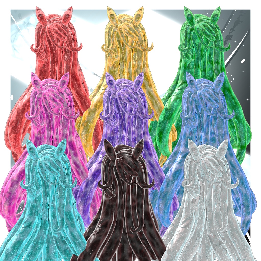 🐙Tentacle Hair🐙【7アバター対応】セール中