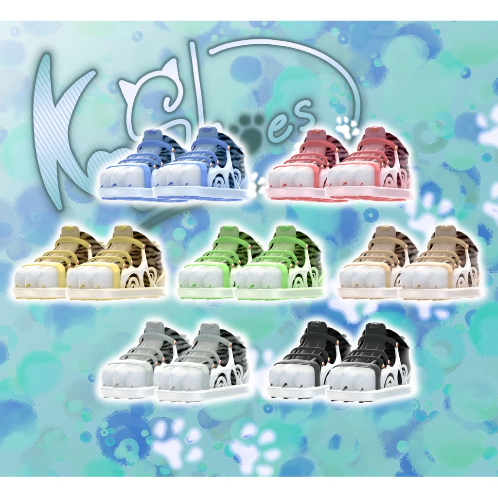 KemoShoes【12アバター対応】セミ対応